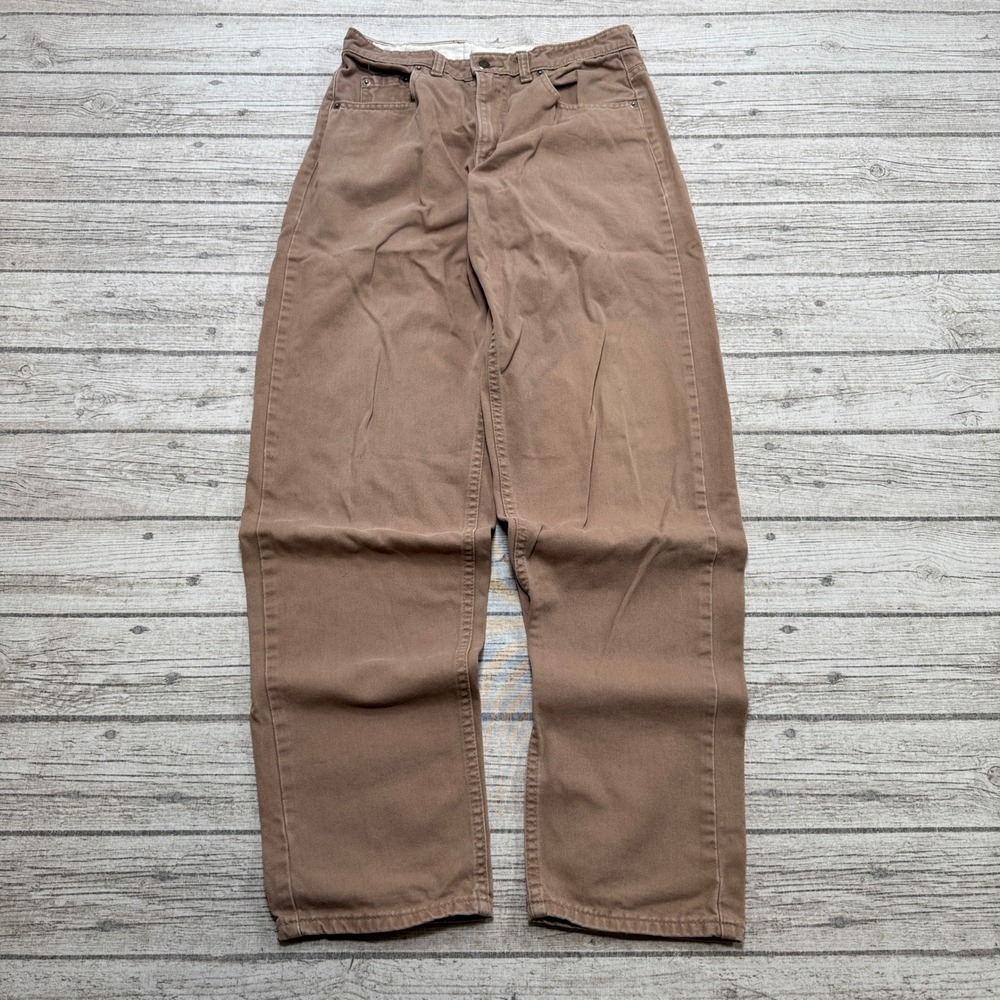 Vintage Levi's Pants Mens 28x32 Brown Straight Leg Relaxed Cotton Utility Canada
